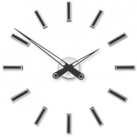 Dizajnové nalepovacie hodiny Future Time FT9600BK Modular black 60cm